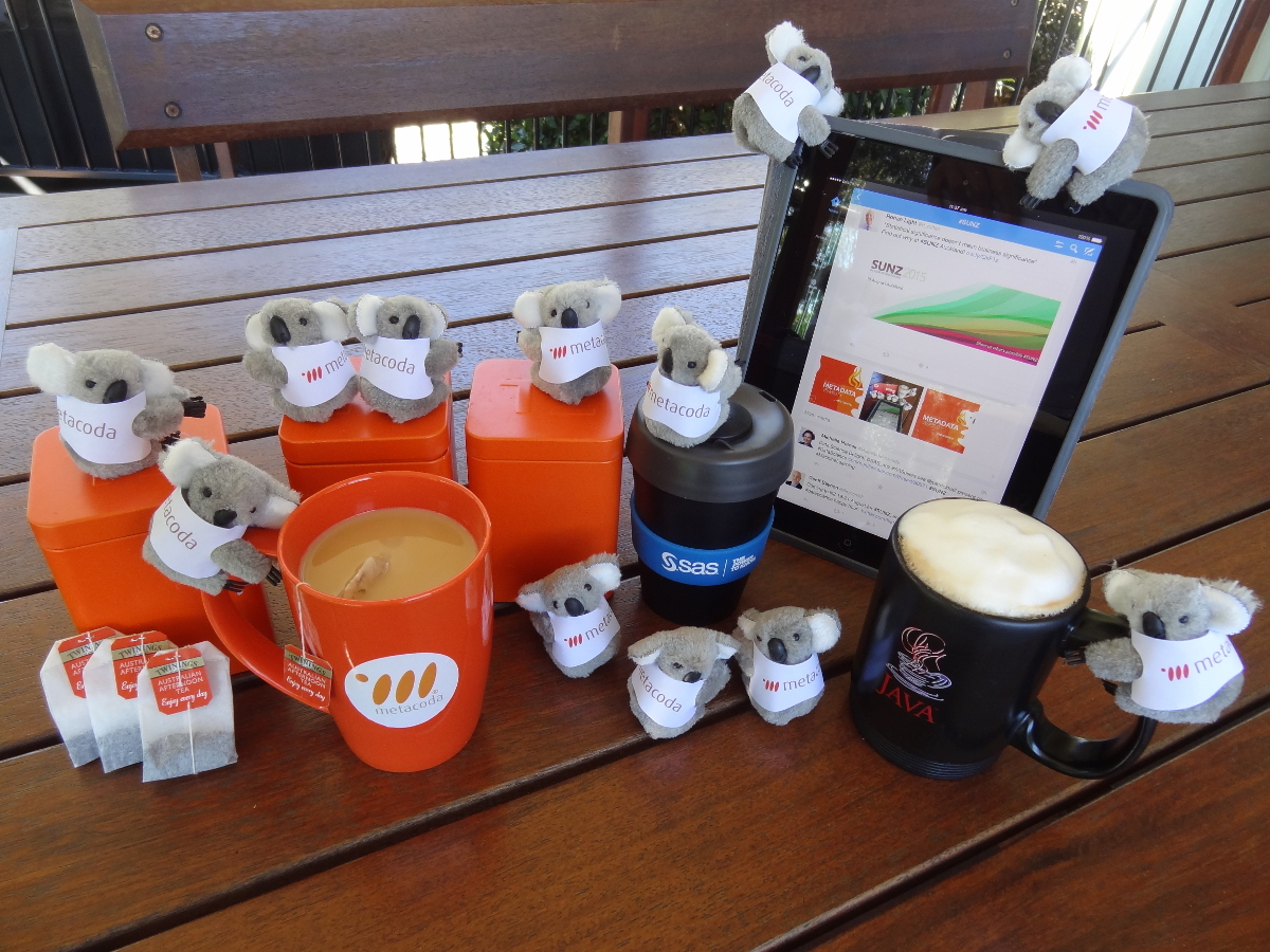 Metacoda Koalas Having Coffee & Tea #SUNZ