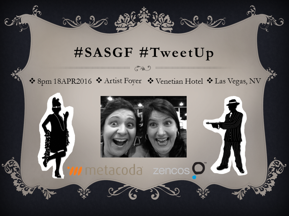 SASGF TweetUp 2016 gangster poster