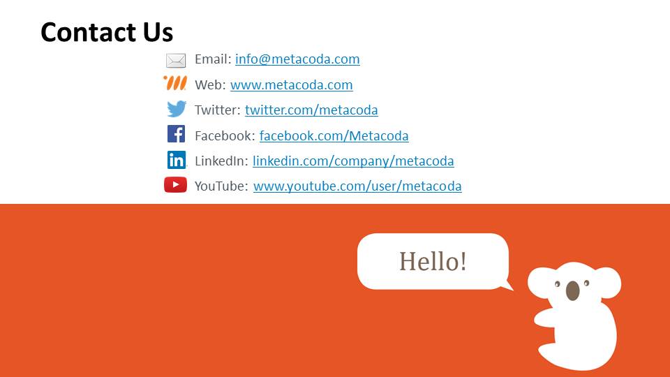 Metacoda Contact Us