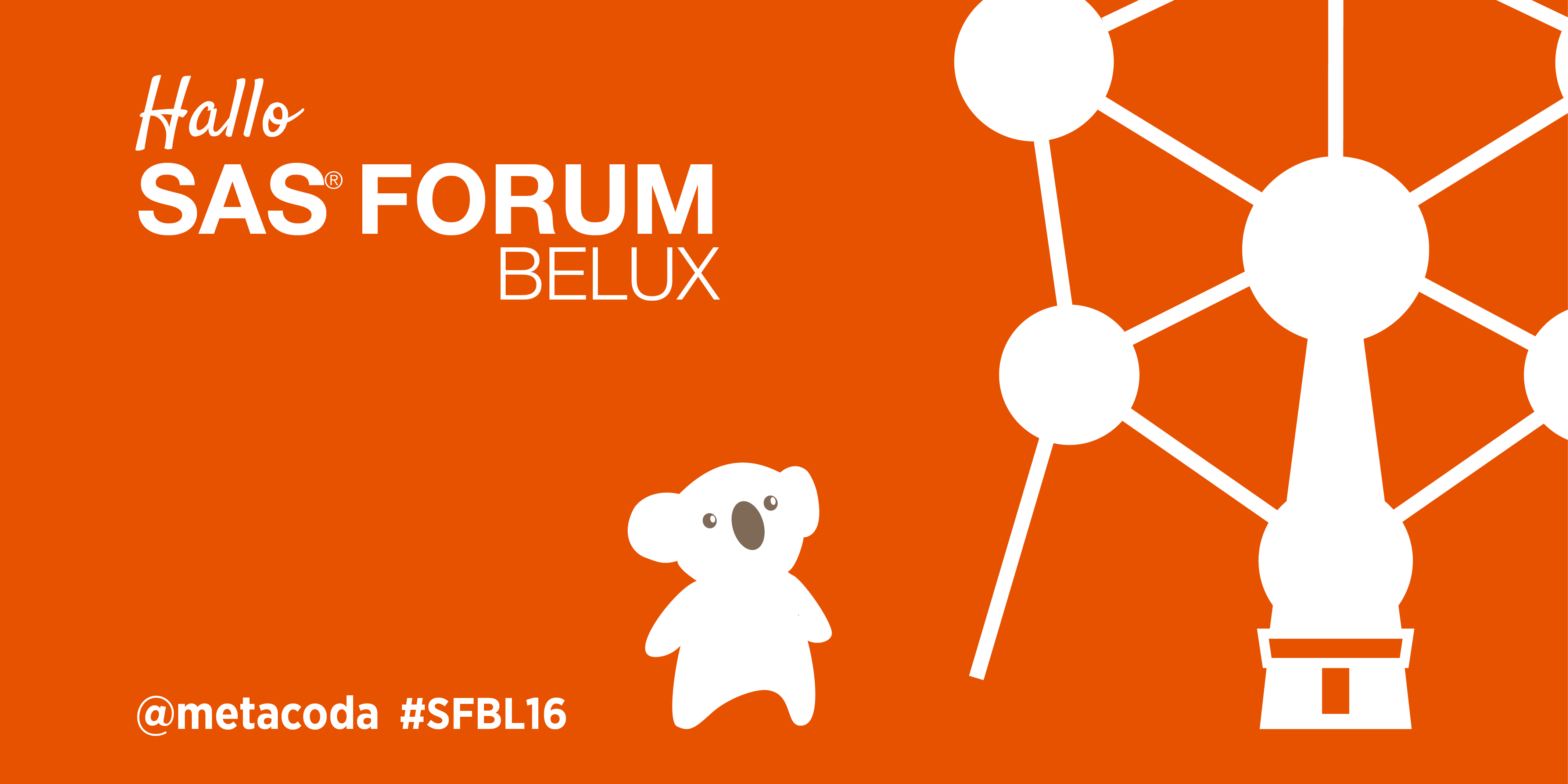 Metacoda Koalas SAS Forum 2016 Belux Social
