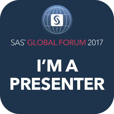 SAS Global Forum - I'm A Presenter