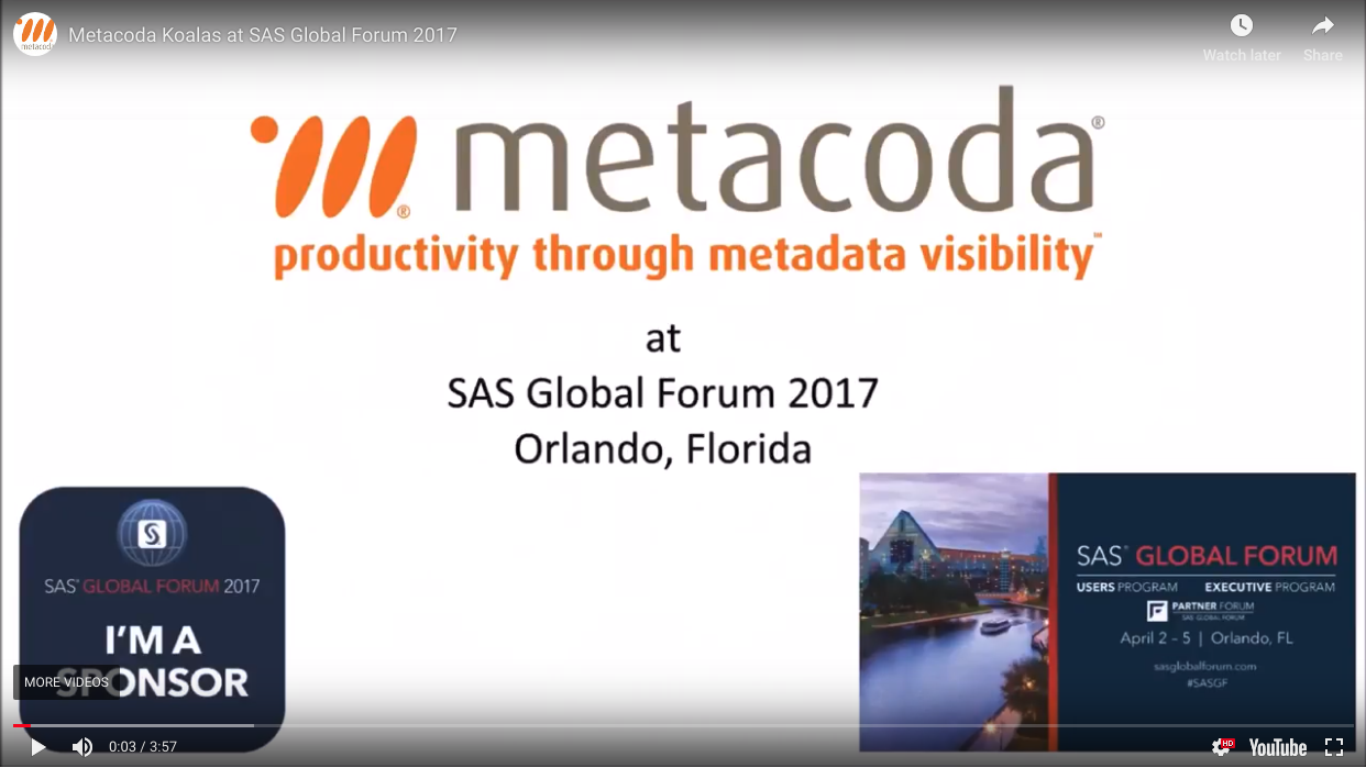 Metacoda SASGF 2017 video