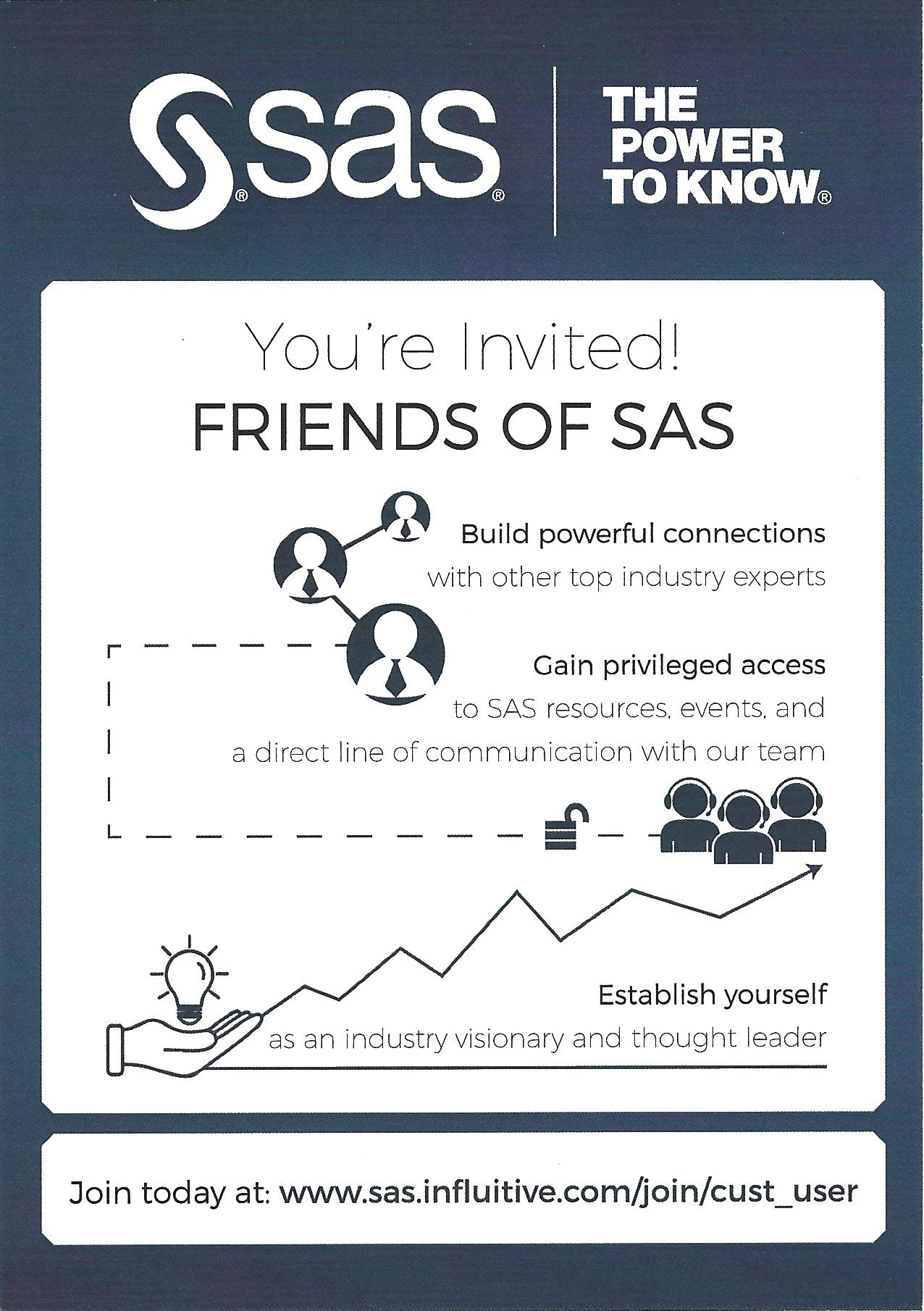 Friends of SAS invitation