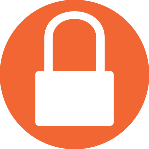 orange lock