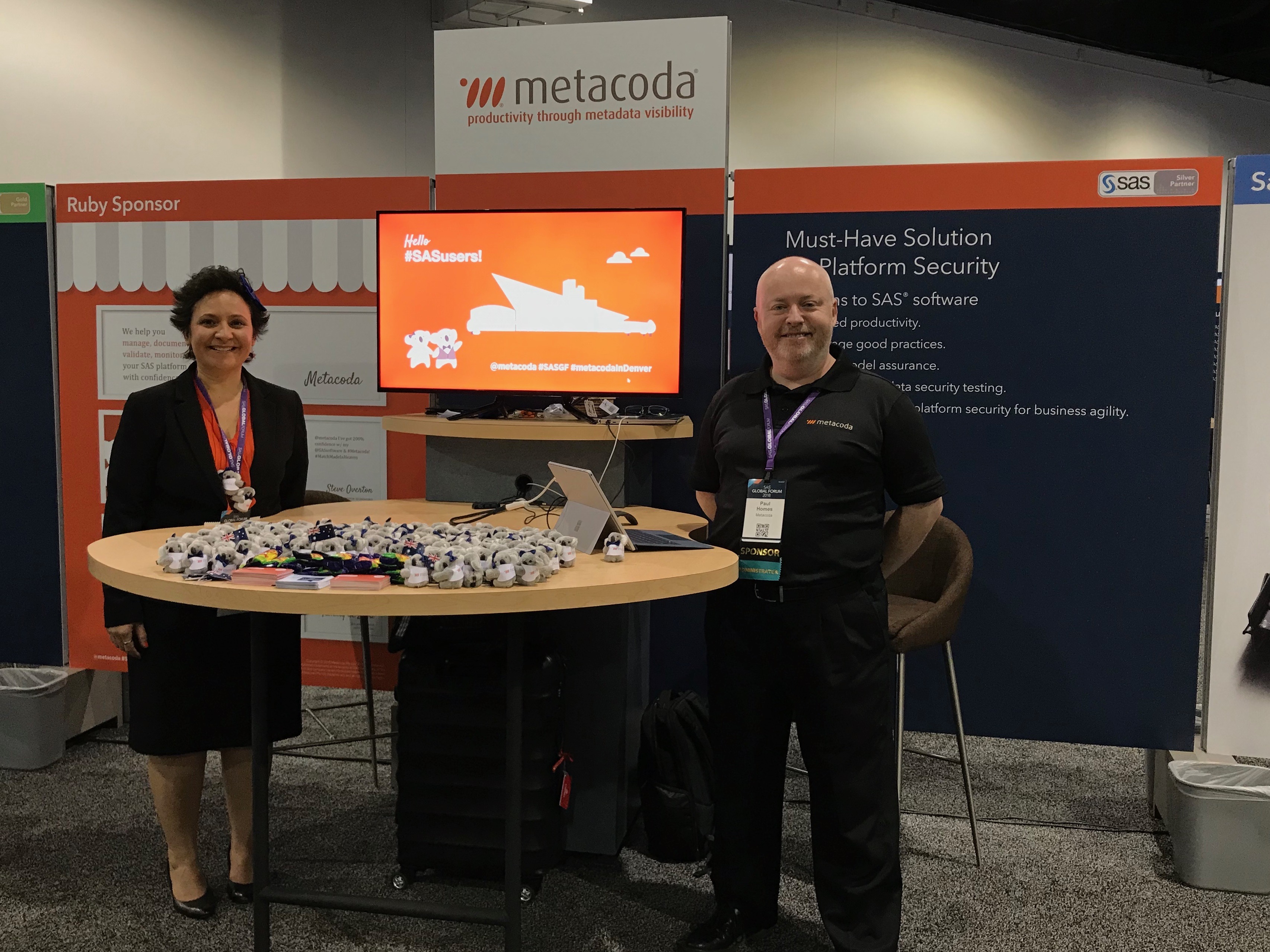 Metacoda SASGF 2018 booth