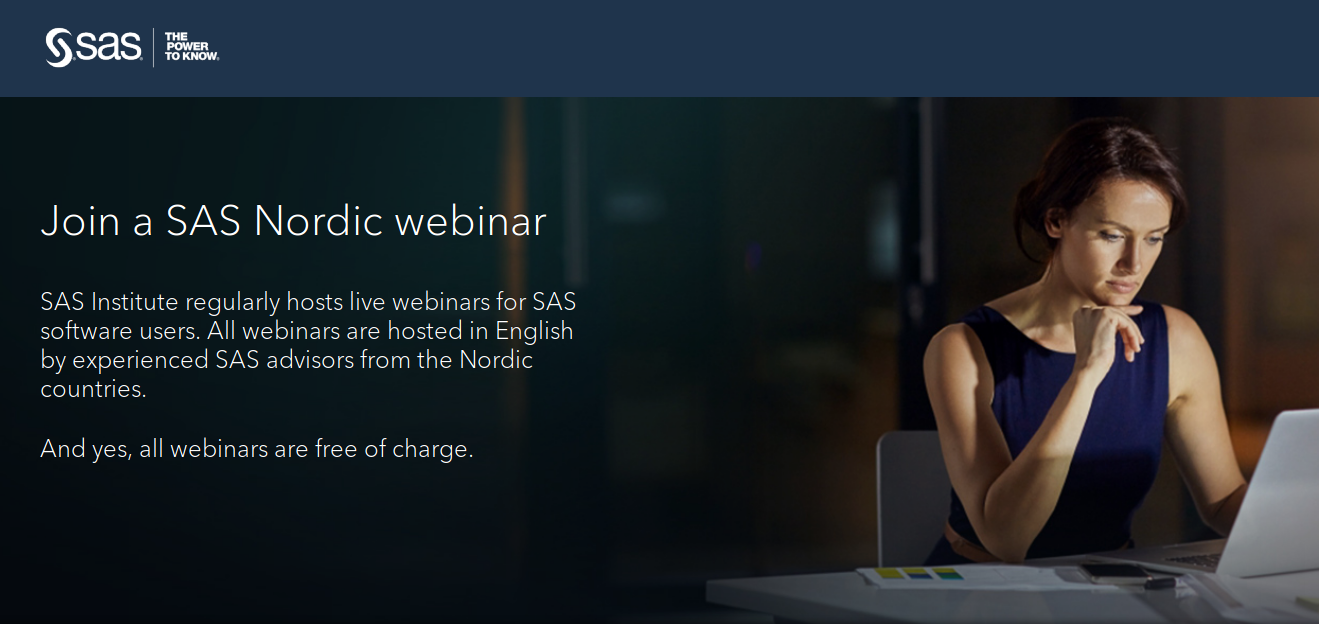 SAS Nordic webinar