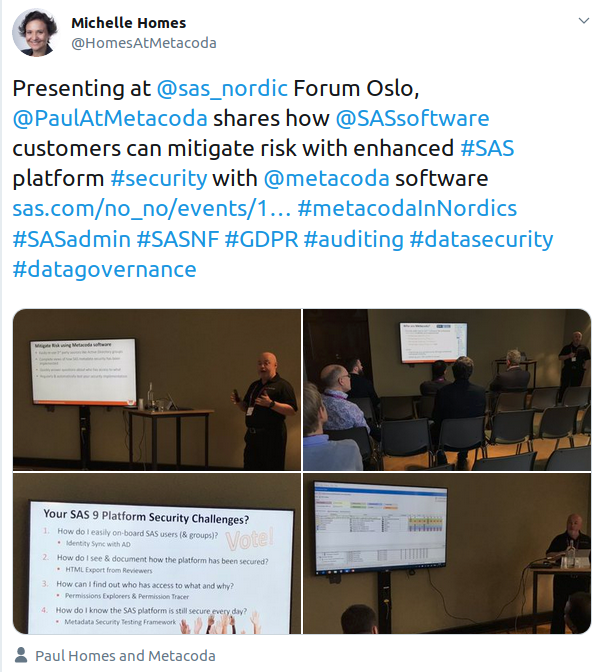 Paul presenting at SASNF Oslo