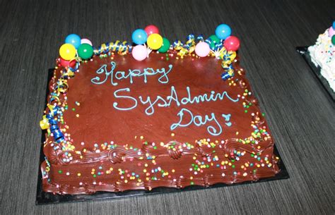 SysAdminDay cake