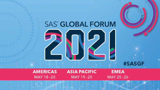 SAS Global Forum 2021 dates