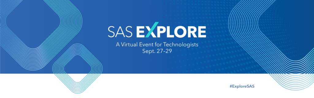 SAS Explore banner